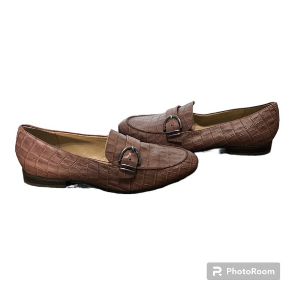 Naturalizer Janie Loafer | Cocoa Croco | Penny Loafer | Size 11 - Picture 1 of 13